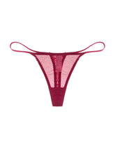 Sexy Low Rise T-back Mesh Panties